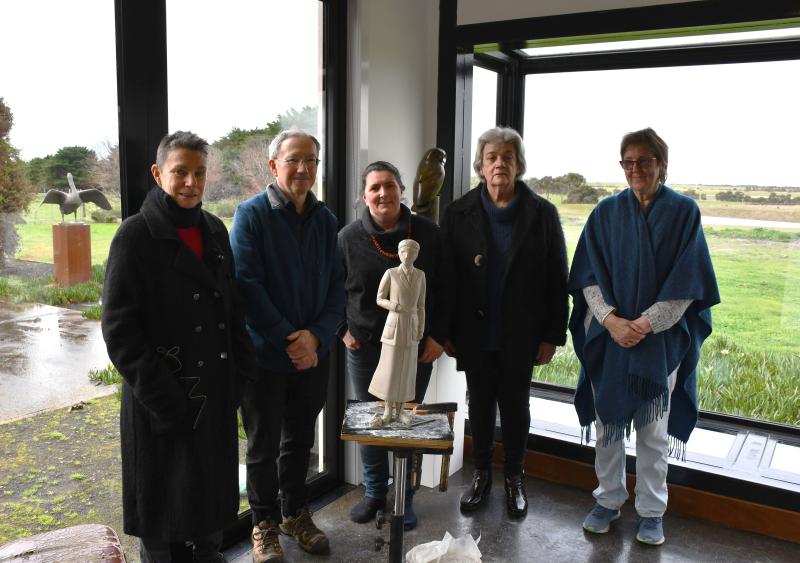 Linton Statue Art Studio Visit